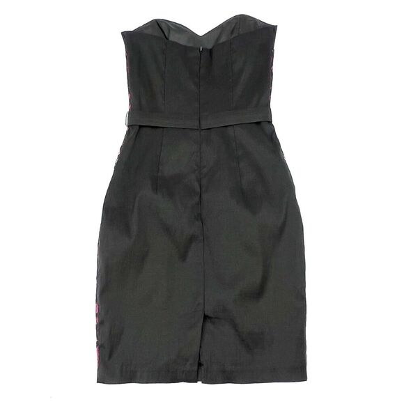 Vintage 80s Jessica McClintock Strapless Cocktail Dress - Picture 9 of 12